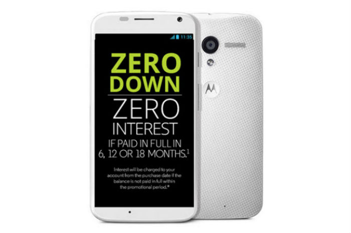 Motorola Credit can get you a Moto X now with months to pay