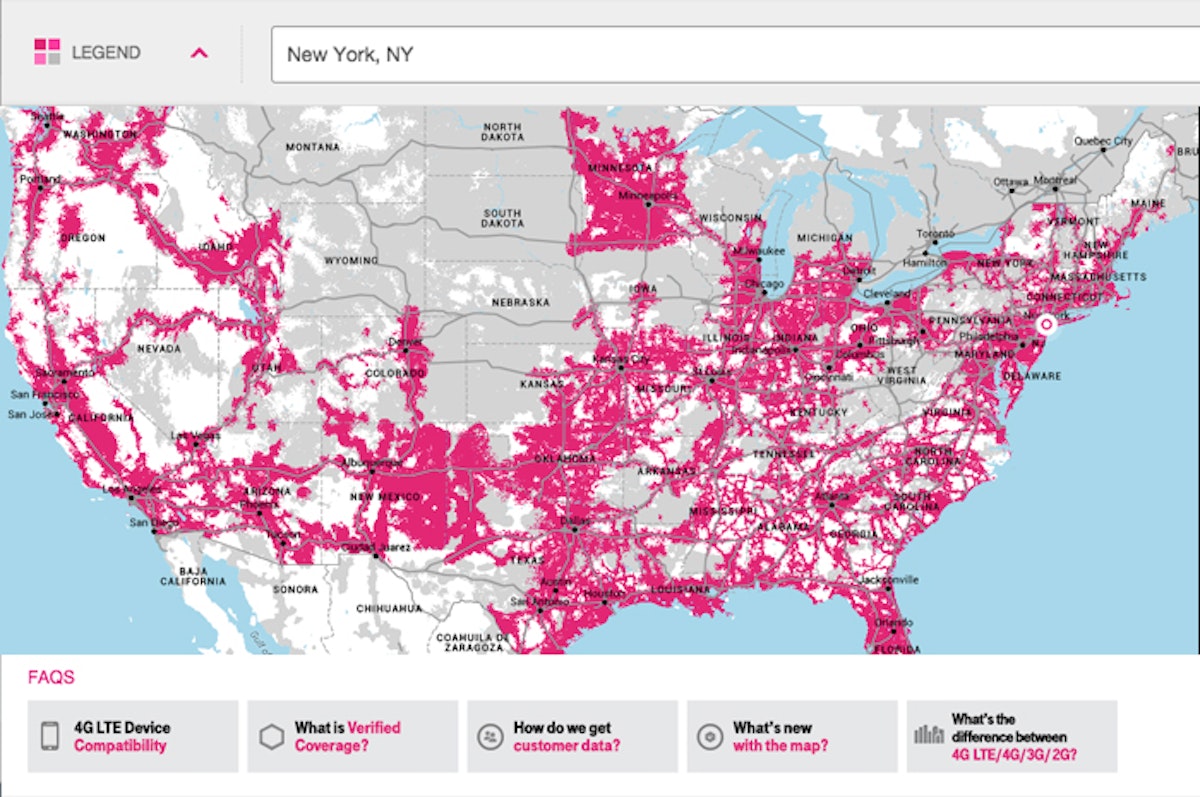 T Mobile Pours Customer Data Into Next Gen Coverage Maps Whistleout