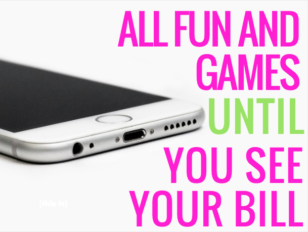 How to save money on your cell phone bill (by losing money)