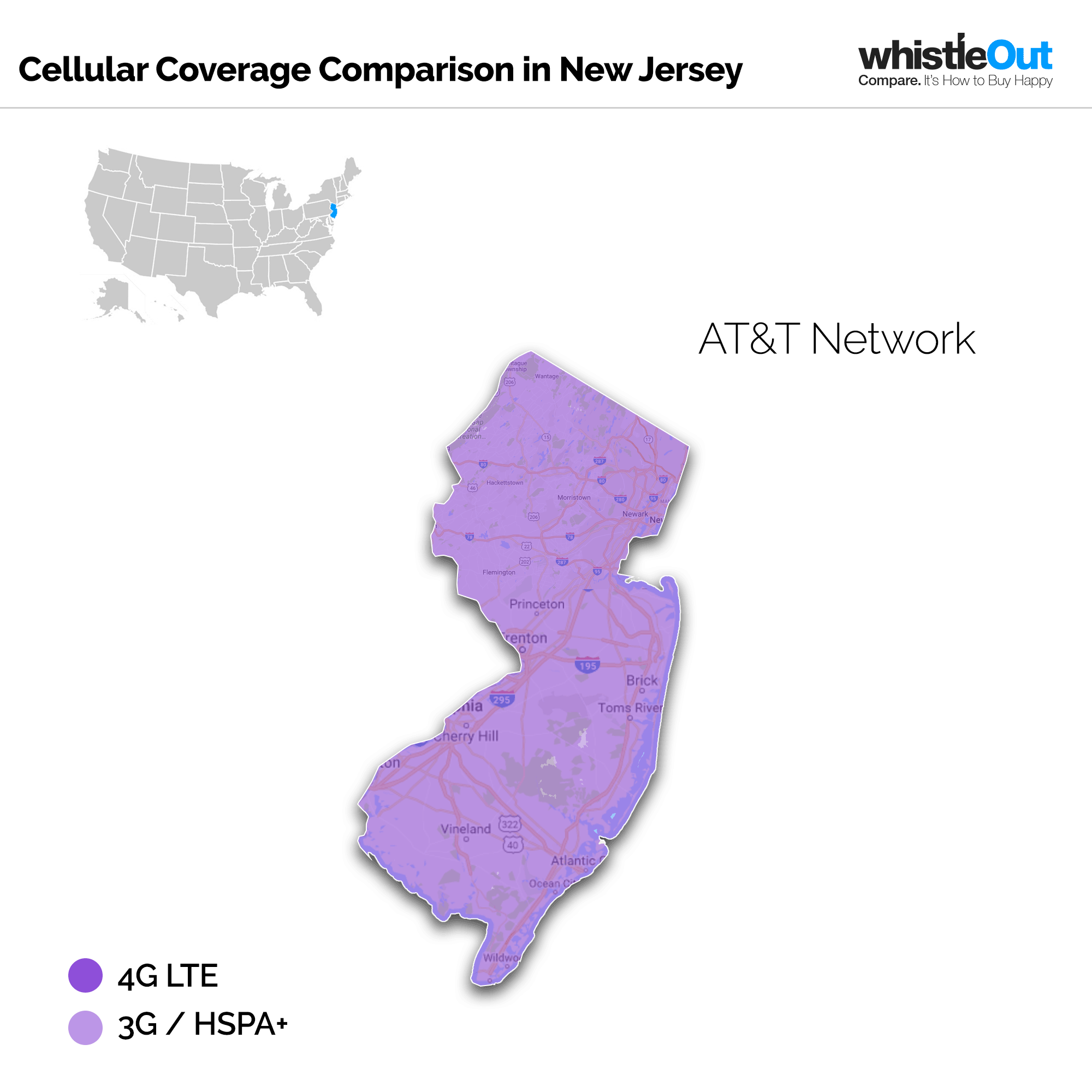 Best Cell Phone Coverage in New Jersey WhistleOut