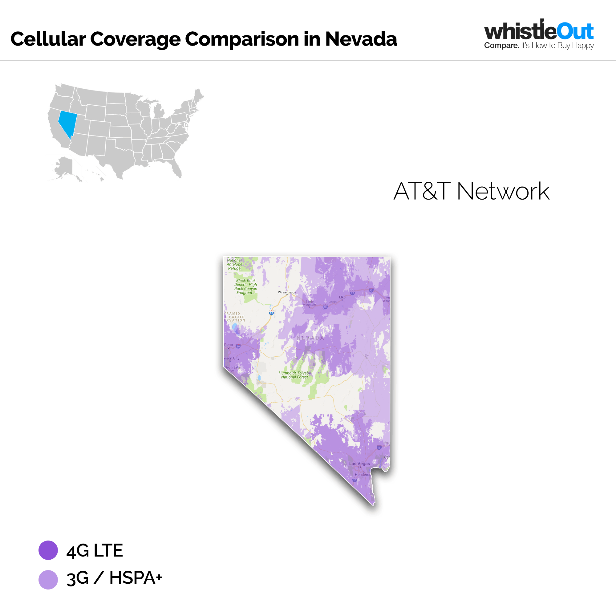 Best Cell Phone Coverage in Nevada - NV ATT