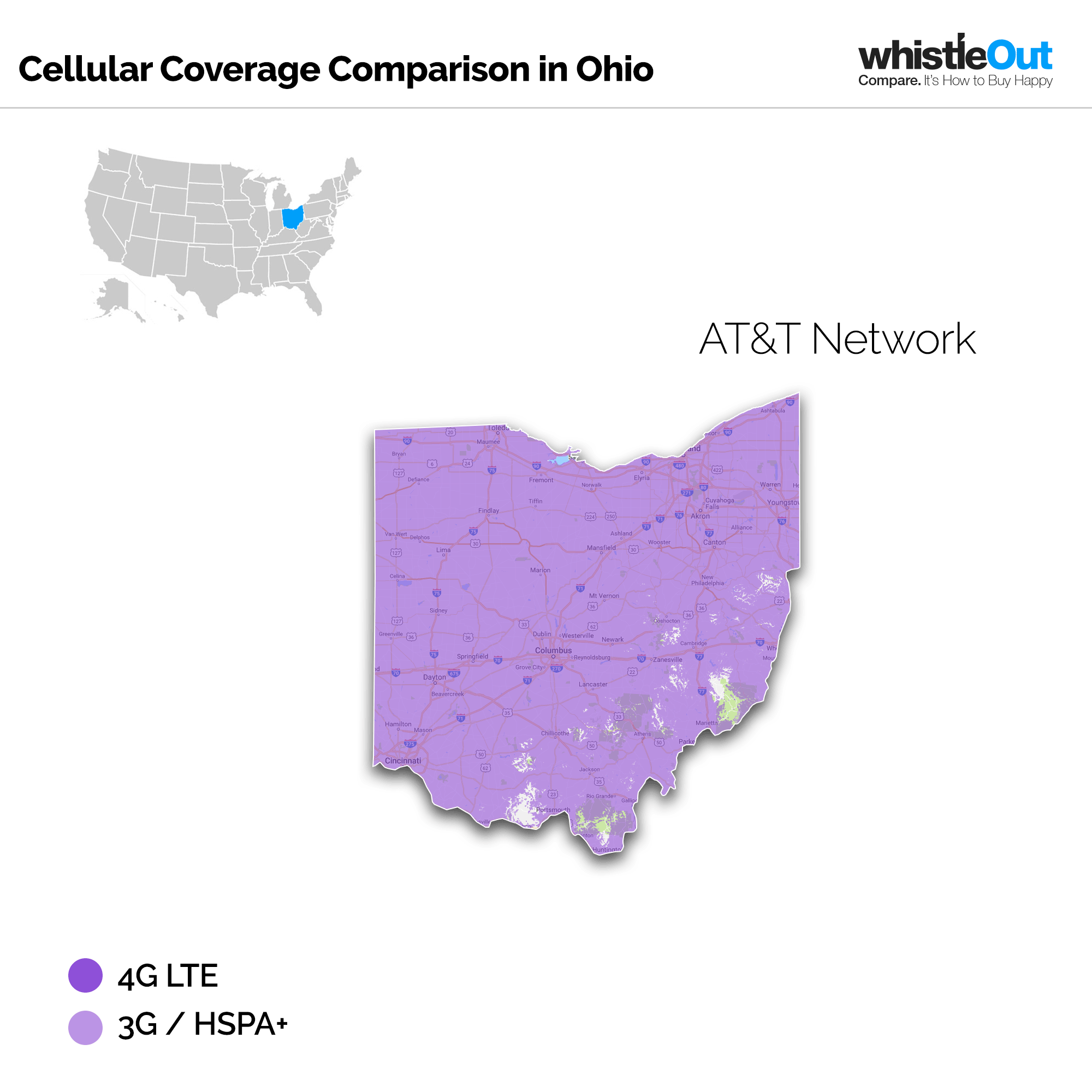 Best Cell Phone Coverage in Ohio | WhistleOut