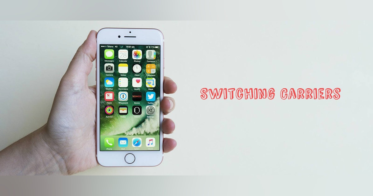 Como faço para trocar meu iPhone para outra operadora?