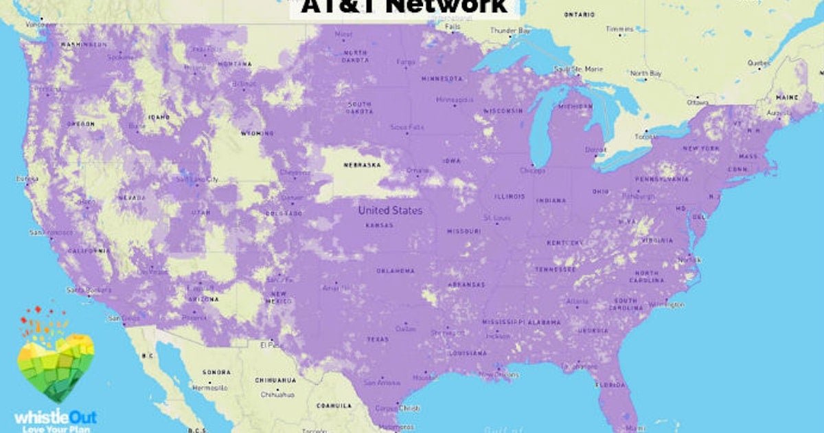 At&T Coverage Map 2025