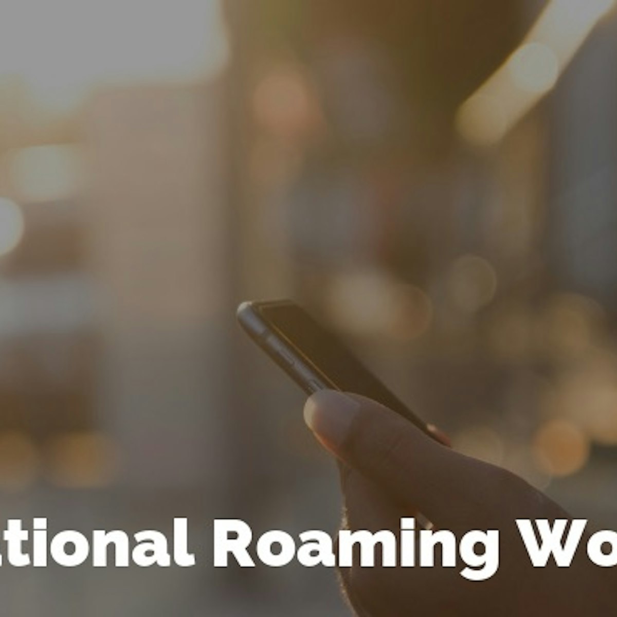 How International Roaming Really Works Whistleout