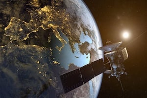 satellite orbiting earth