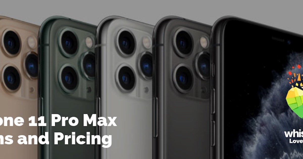 Iphone 11 Pro Max Prices And Plans Compared Whistleout