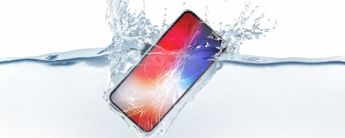 Phone in water