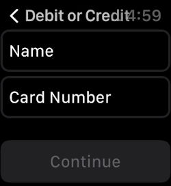 Add card details