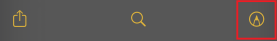 Tap the Markup button in the Notes app. 