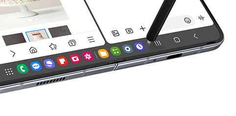 Samsung Galaxy Z Fold5: Prices, Plans, Specs & Features - stylus folded out screen