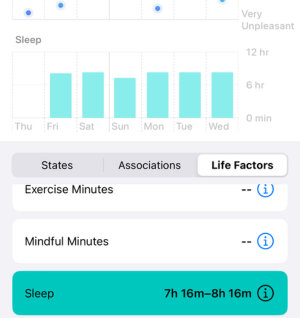 Lift factors filter in State of Mind. 