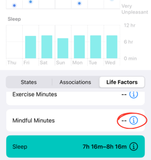 Syncing other health data in State of Mind. 