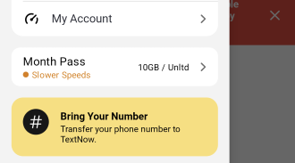 Reaching 10GB data limit on TextNow month pass. Reaching 10GB data limit on TextNow month pass.