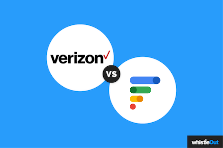Google Fi vs. Verizon 2025 WhistleOut