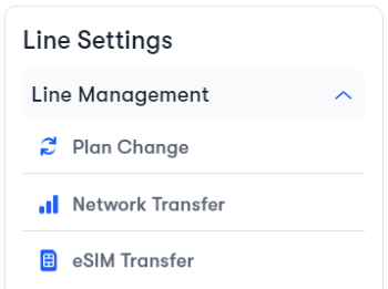 US Mobile Network Transfer (TelePortal) option.