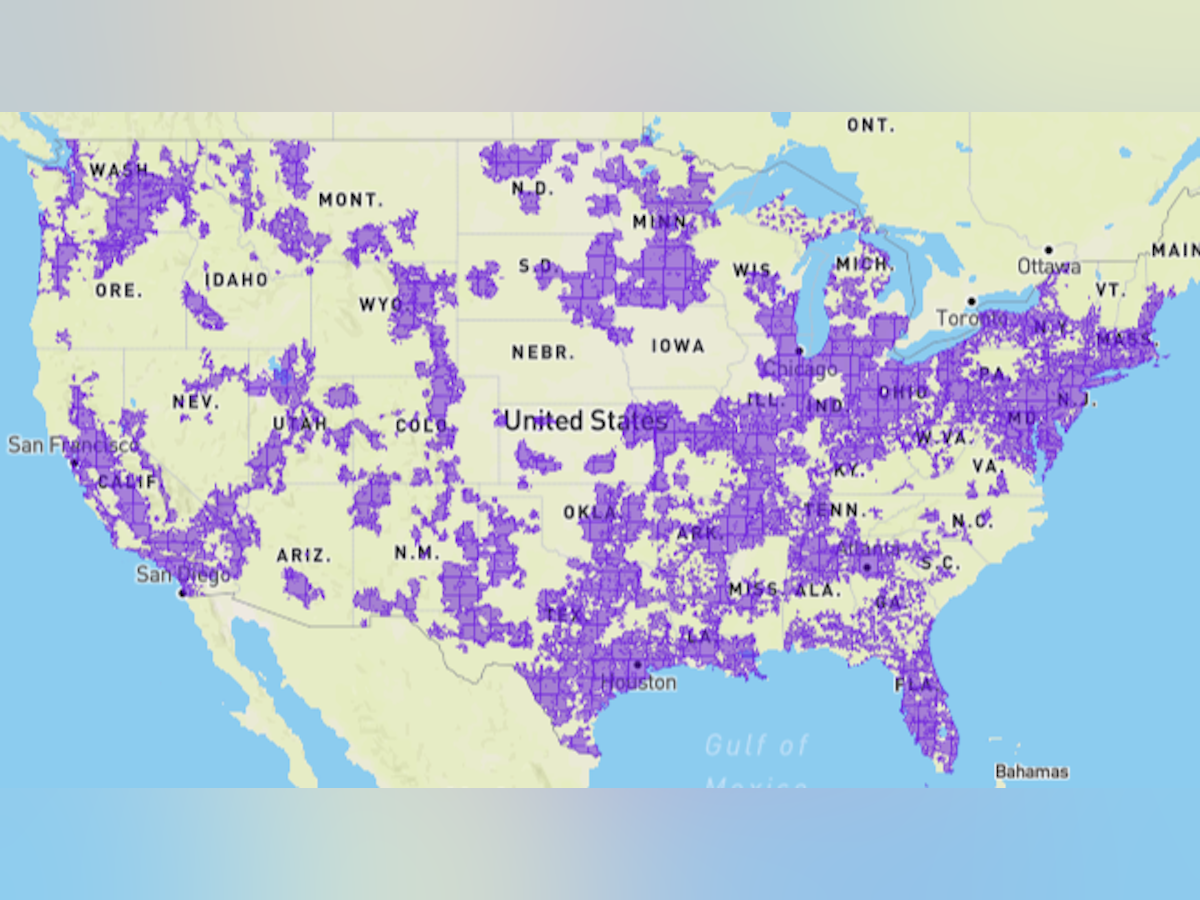 At T Coverage Map California