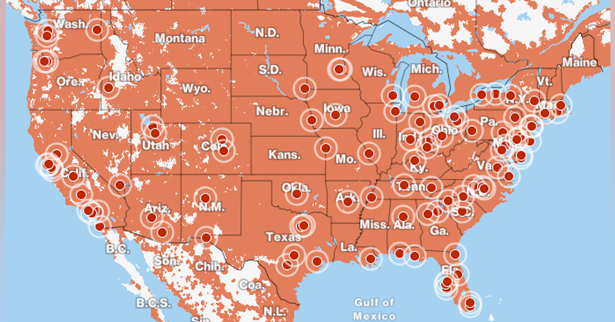 How Verizon’s Coverage Map Compares to AT&T & T-Mobile | WhistleOut