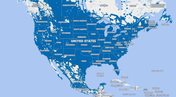 AT&T coverage map