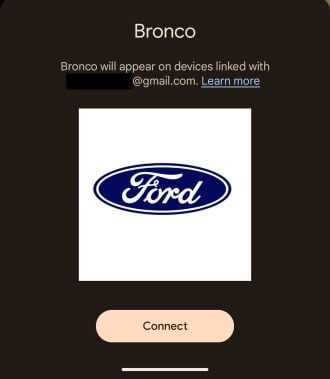 Connecting Android Auto to a Ford Bronco.