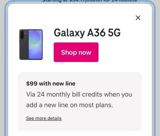 T-Mobile discount deal.
