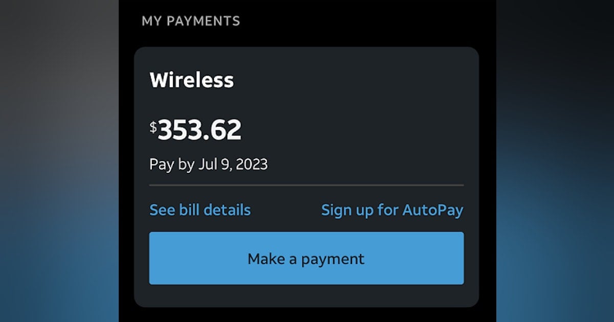 Pay Your AT&T Phone Bill Easily Through The App, By Phone, or Online ...