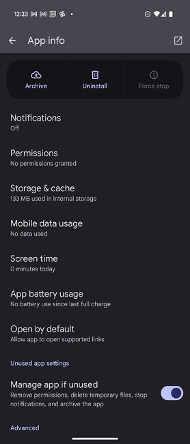 Facebook Android app mobile data usage settings