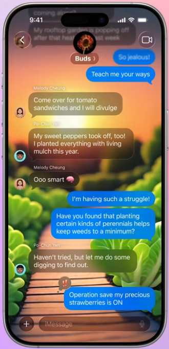 iMessage background. iMessage background.