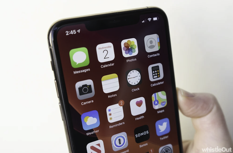 iPhone 11 Pro display