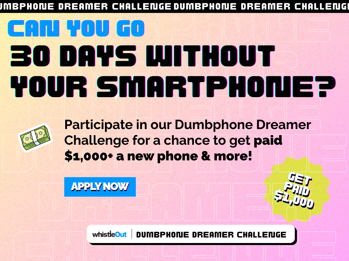 Apply now to participate in our Dumbphone Dreamer challenge for a chance to get paid $1,000. 