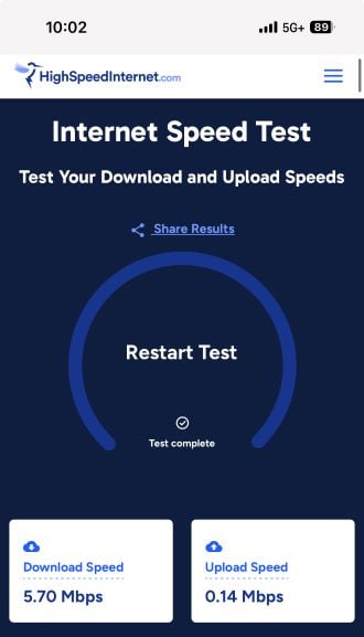 Red Pocket deprioritization with 5.70Mbps download speed. Red Pocket deprioritization with 5.70Mbps download speed.