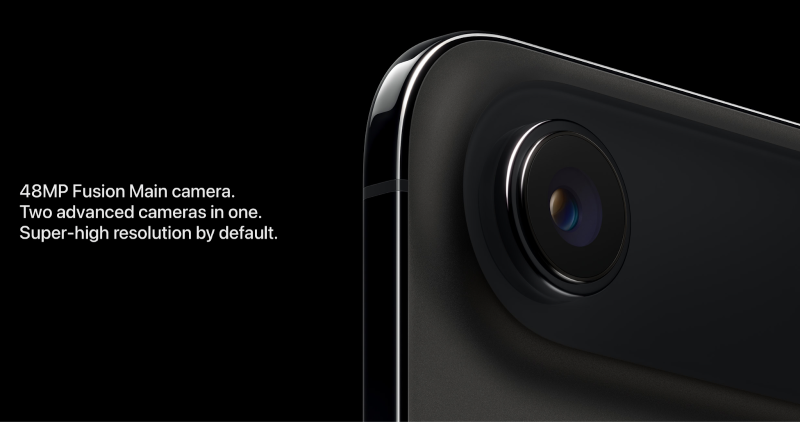 iPhone Air camera specs.