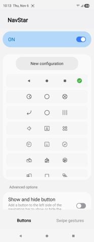 Nav star menu
