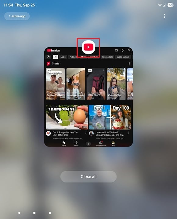Split Screen for Foldables