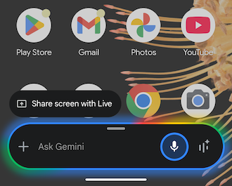 Talking to Gemini on my Google Pixel 6. Talking to Gemini on my Google Pixel 6.