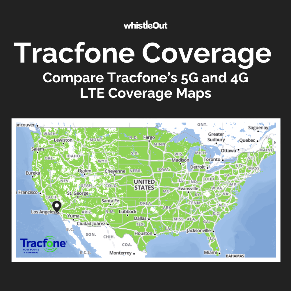 TracFone Coverage Map: How it Compares