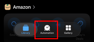 Select Automation.
