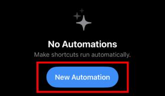 Create New Automation.