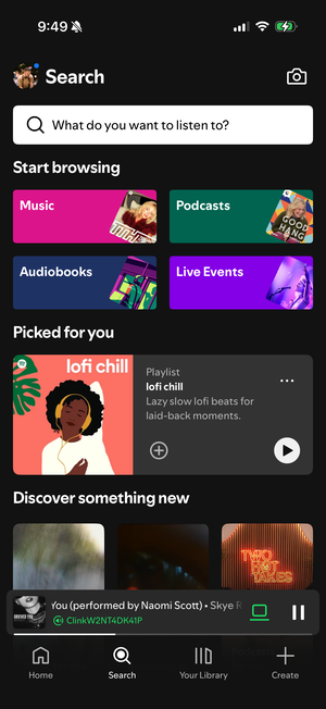 Spotify Wrapped via the search tool