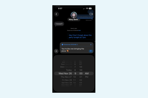 How to Schedule a Text on an iPhone