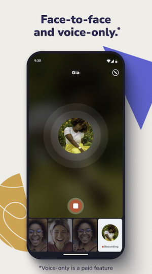 Marco Polo screenshot showing video calling interface