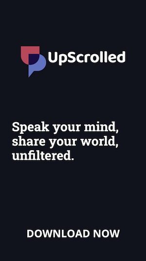 Screenshot of Upscrolled app interface