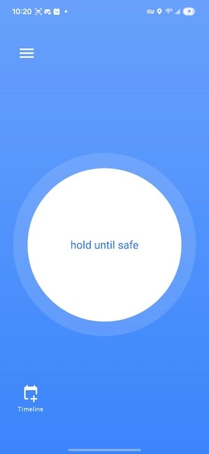 Noonlight panic button on my Samsung Galaxy S24