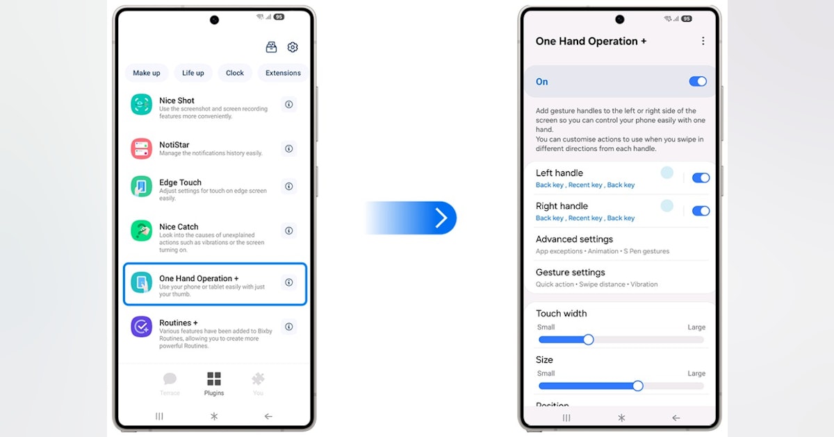 One Hand Operation+ Review: Edge Gestures That Put Galaxy Navigation ...
