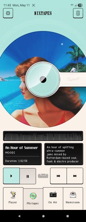 Listen to a curated mixtape.