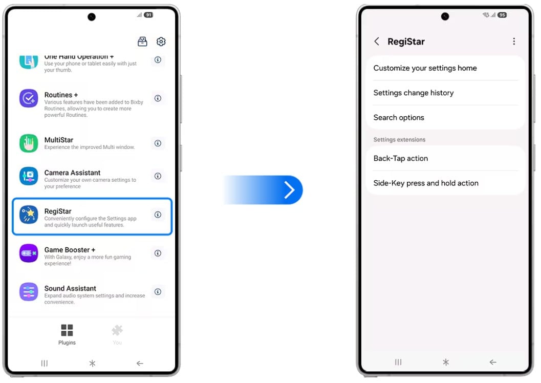 Good Lock search results in Galaxy Store