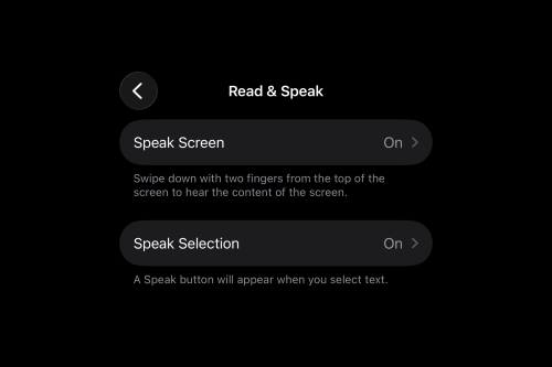 Too Busy to Look at Your Phone? Your iPhone Can Read Your Screen to You