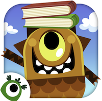 Teach Monster Reading for Fun — kids reading RPG app Teach Monster Reading for Fun app logo