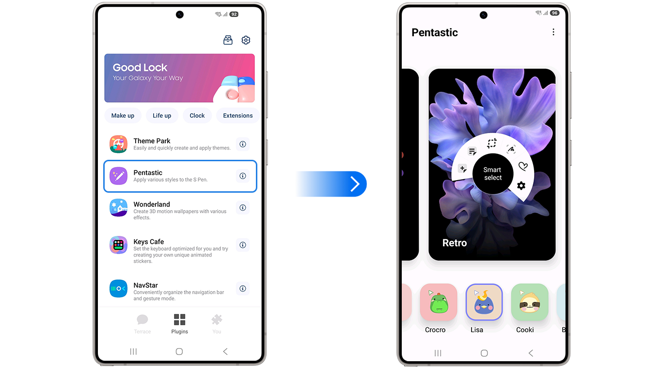 Good Lock search results in Galaxy Store