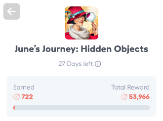 June's Journey COIN reward tracker